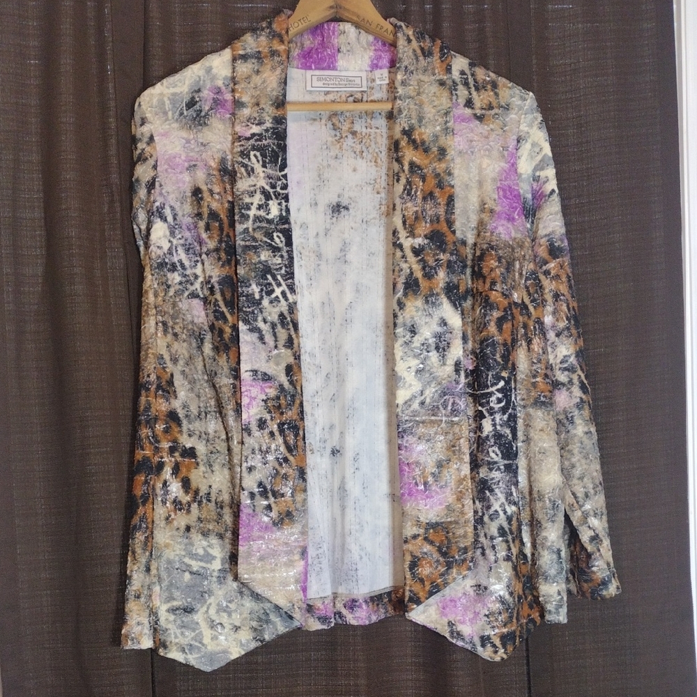 Simonton Says Multicolor Soft blazer